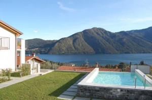 Immobilien Comer See Tremezzo mit Schwimmbad und Seeblick