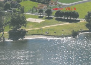 Immobilien Comer See Colico mit Garten. Seeblick