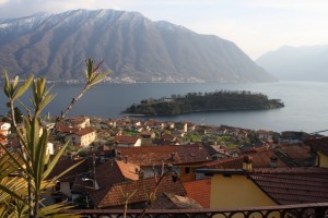 Immobilien Comer See Ossuccio mit Seeblick und Terrasse