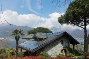 Immobilien Comer See Colico mit Garten und Seeblick