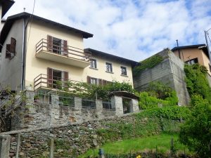 Immobilien Comer See San Siro Haus mit Seeblick - Garten 